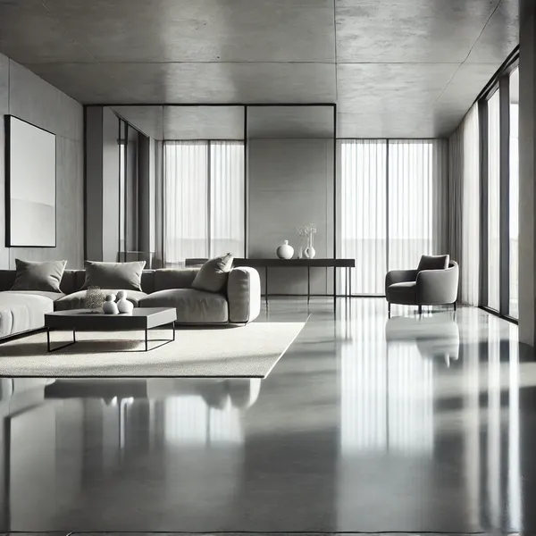 Minimalist Flooring Options 1. Polished Concrete