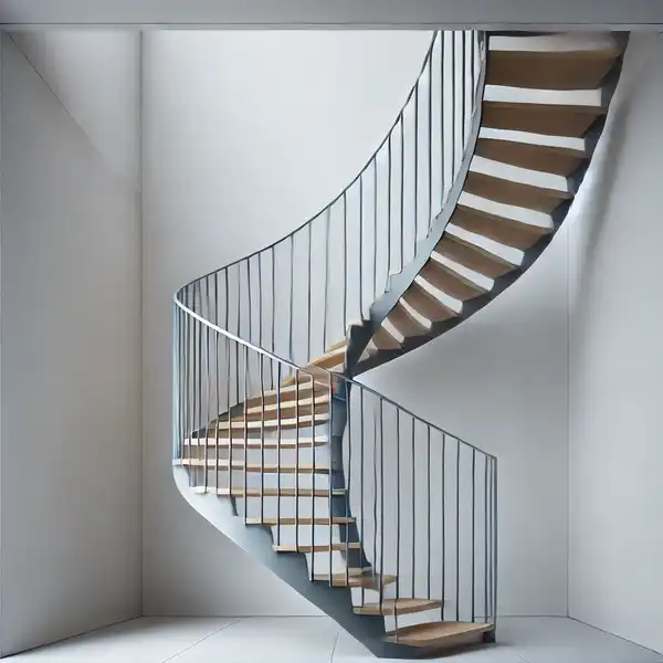 Minimalist Staircase Design Ideas spiral staircase in a small interior space