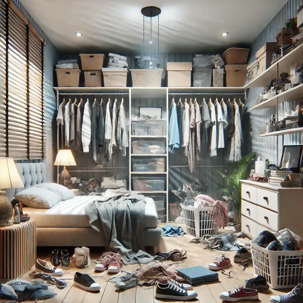 Common mistakes in minimalist walk in closets