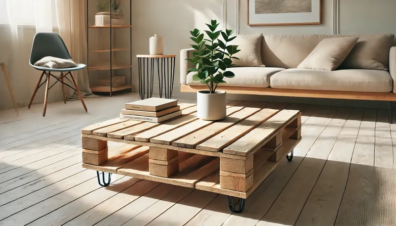 Minimalist Home Decor on a Budget 2. Coffee Table