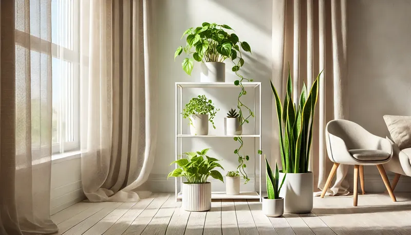 Minimalist Home Decor on a Budget 4. Indoor Plants