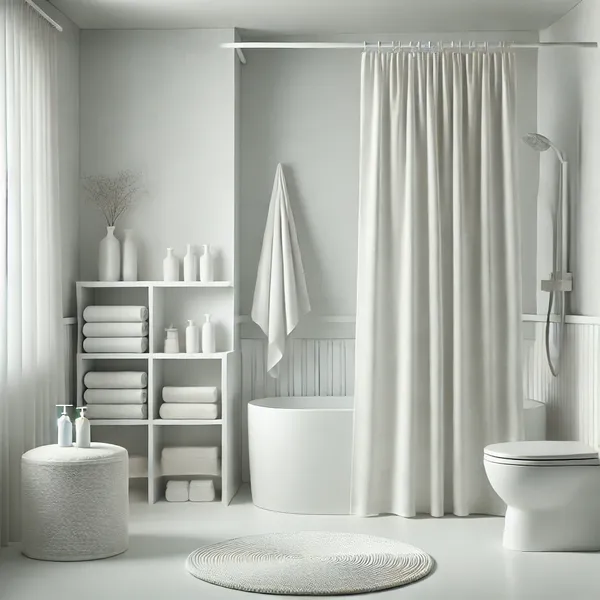 Minimalist Home Textiles 4. Bathroom