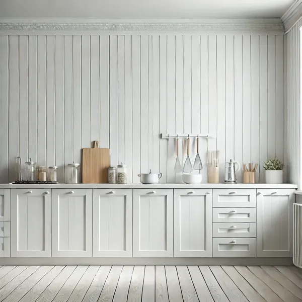 Minimalist Wall Paneling 5. Shiplap Panels