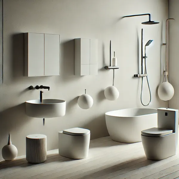 Types of Minimalist Bathroom Fixtures