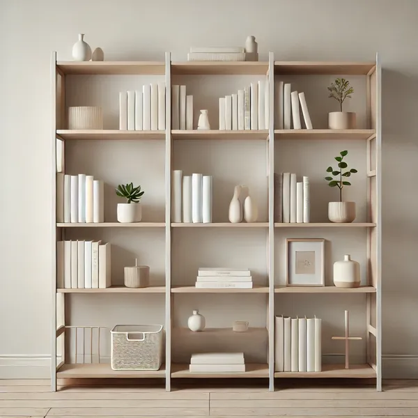 What is Minimalist Bookshelf Design