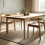 Minimalist Dining Tables 1. Scandi Minimalist Dining Tables